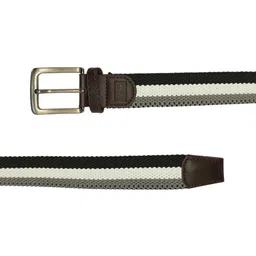The Tie Hub Men Braided Stretchable Canvas Belt image 2