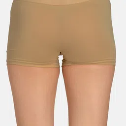 mod & shy Women Beige Solid Seamless Boy Shorts image 4