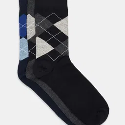 BYFORD by Pantaloons Men Pack Of 3 Patterned Ankle Length Socks image 2