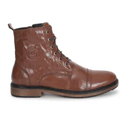 Allen Cooper Men Leather Regular Boots image 5