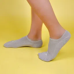 TalkingSox Unisex Pack Of 6 Anti Bacterial Bamboo Shoe Liners Socks image 2