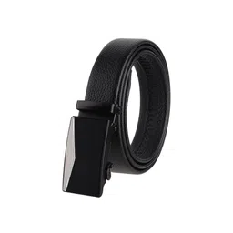 Roadster Men Textured Slider Buckle Belt image 2