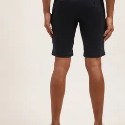 LINDBERGH Men Black Solid Regular Shorts image 5