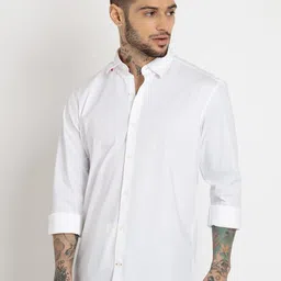 Status Quo Men Standard Slim Fit Casual Cotton Shirt image 2