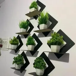 joyzip craft Combo Eight Set Black Frame Home Décor MDF Wooden Wall Hanger for Bed Room-picture-24