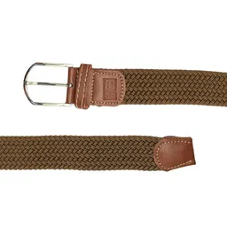 The Tie Hub Men Braided Stretchable Canvas Belt image 3
