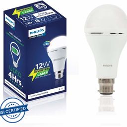 philips Inverter 12 Watt Rechargeable LED for Home, Cool Daylight, Base B22 4 hrs Bulb Emergency Light-picture-45