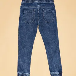 Pantaloons Junior Boys Printed Clean Look Light Fade Stretchable Joggers image 3