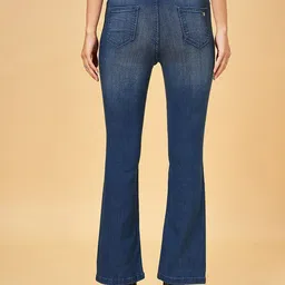 SF JEANS by Pantaloons Women Flared High-Rise Light Fade Clean Look Jeans image 5