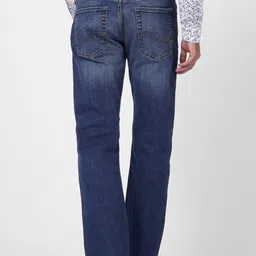 Jack & Jones Men Blue Bootcut Light Fade Jeans image 5