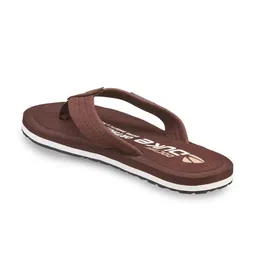 Duke Men Brown & White Thong Flip-Flops image 2