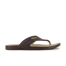 Sandak by Bata Men Brown & Beige Thong Flip-Flops image 5