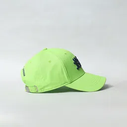 Jack & Jones Men Lime Green & Blue Embroidered Baseball Cap image 5