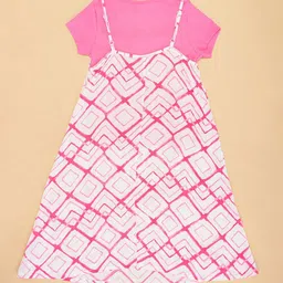 Pantaloons Junior Checked A-Line Dress image 3