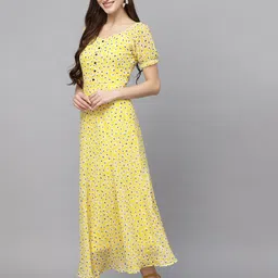 aayu Floral Georgette Maxi Dress image 4