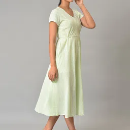 AURELIA V-Neck Fit & Flare Midi Dress image 3