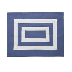 The Label Life  Blue & White 6-Pieces Printed Rectangular Table Placemats image 3