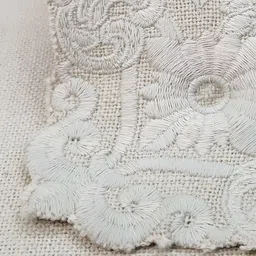 DESIGN GAATHA Beige 6 Pieces Ethnic Motifs Embroidered Pure Cotton Table Placemats image 5