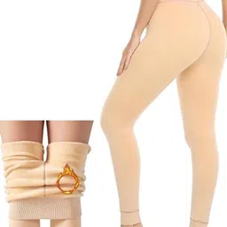 Alexvyan Ankle-Length Fleece Thermal Warm Leggings image 3