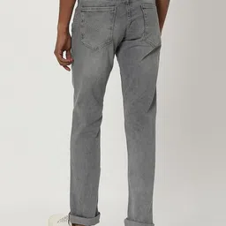 Mufti Men Mid-Rise Slim Fit Low Distress Heavy Fade Stretchable Jeans image 3