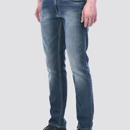 Numero Uno Men Skinny Fit Low-Rise Heavy Fade Stretchable Jeans image 5
