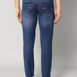 RJ Denim Men Slim Fit Heavy Fade Stretchable Jeans image 3