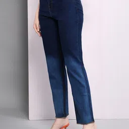GUTI Women Slim Fit High-Rise Cropped Stretchable Cotton Jeans image 5
