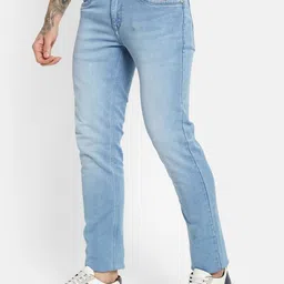 Octave Men Clean Look Light Fade Jeans image 5