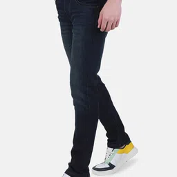 Duke Men Slim Fit Clean Look Light Fade Whiskers Cotton Stretchable Stretchable Jeans image 3