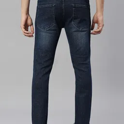 HERE&NOW Men Smart Skinny Fit Light Fade Stretchable Jeans image 4