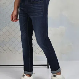 HIGHLANDER Men Slim Fit Light Fade Clean Look Cotton Stretchable Jeans image 4