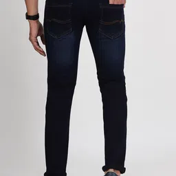 Greenfibre Men Slim Fit Light Fade Clean Look Stretchable Jeans image 5