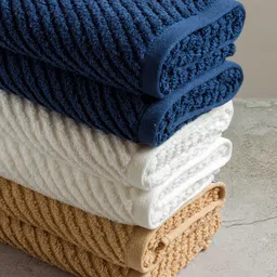 Nautica Set Of 6 Solid 500 GSM Pure Cotton Hand Towels image 3