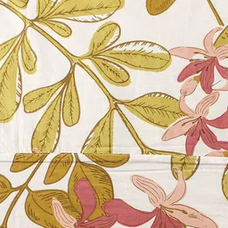 House This  Pink & White Printed 6  Seater Table Covers image 3