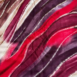 NK Textiles Abstract Printed Unstitched Dress Material image 4