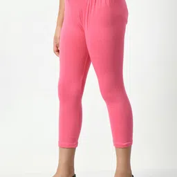 BAESD Girls Pack Of 4 Skinny Fit High-Rise Cotton Lycra Capris image 5