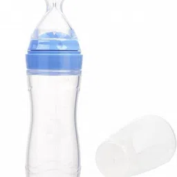 adore Silicone Food Dispensing Spoon (Blue, 90ml, Ideal for 4 Months+ Babies)- Infant Feeders for Cereal and Baby Food - Silicone Squeeze Feeder with Spoon - 90 ml (Blue)- Silicone-picture-23