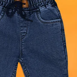 A-Okay Girls Embroidered Slim Fit Clean look Easy Wash Cotton Jeans image 4