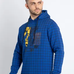 Status Quo Graphic Printed Hooded Cotton Sweatshirt image 3