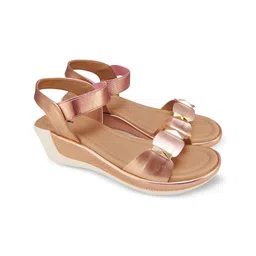 Action Flatform Heels With Back Strap image 5