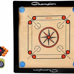 rsst Carrom board 20 inch with carrom coin and powder and stricker 20*20 5 cm Carrom Board-picture-14
