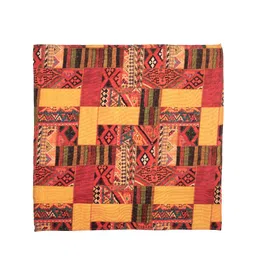 The Tie Hub Men Printed Silk Cotton Pocket Square image 3