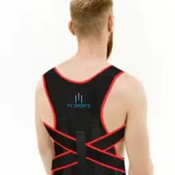 fy sports Premium Cross Magnetic Posture Corrector Belt Back Pain Relief Shoulder Belt Back / Lumbar Support-picture-10