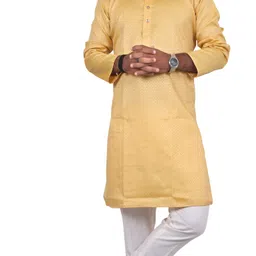 monjecad Men Jacquard Kurta Pyjama Set-picture-12