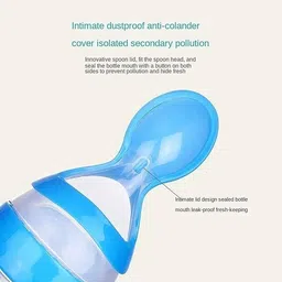 yuvex NEW BORN BABY 2 SPOON BOTTLE, 2 TEETHER, SET-4 MULTICOLOR Feeder image 4