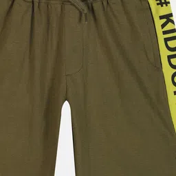 KiddoPanti Boys Printed Pure Cotton Shorts image 3