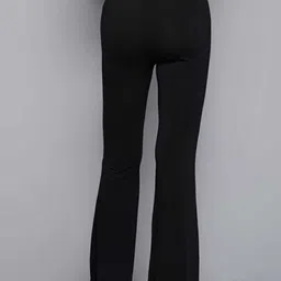 Next One Women Smart Flared High-Rise Easy Wash Bootcut Trousers image 3