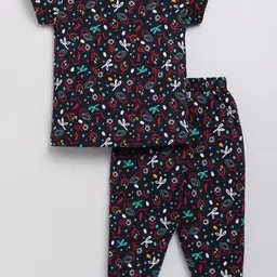 Toonyport Kids Pack Of 3 Printed Pure Cotton Night Suit image 3