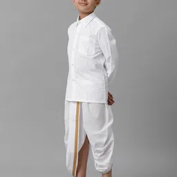 Ramraj Boys Shirt With Dhoti Pants image 5