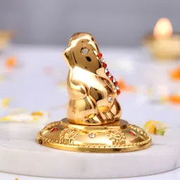 Ascension Gold-Toned & Red Religious Idol Showpiece image 3